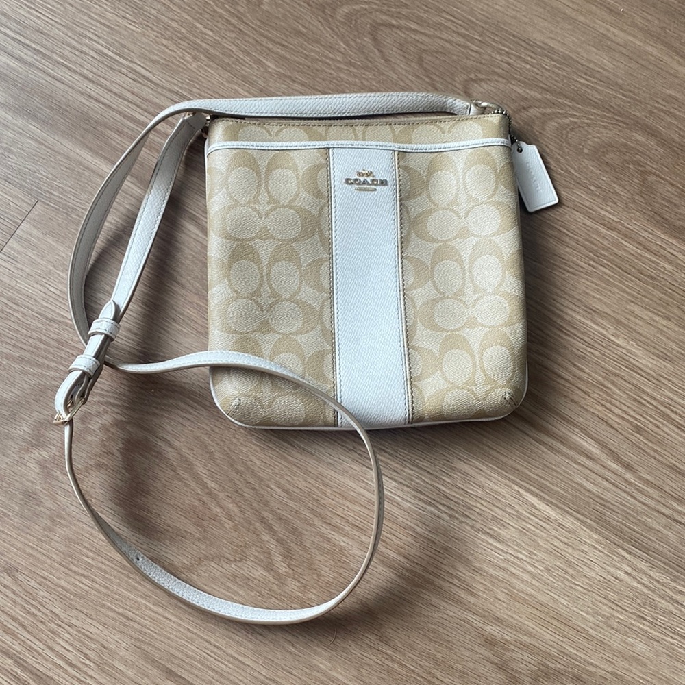 Coach Crossbody Signature Coated Canvas